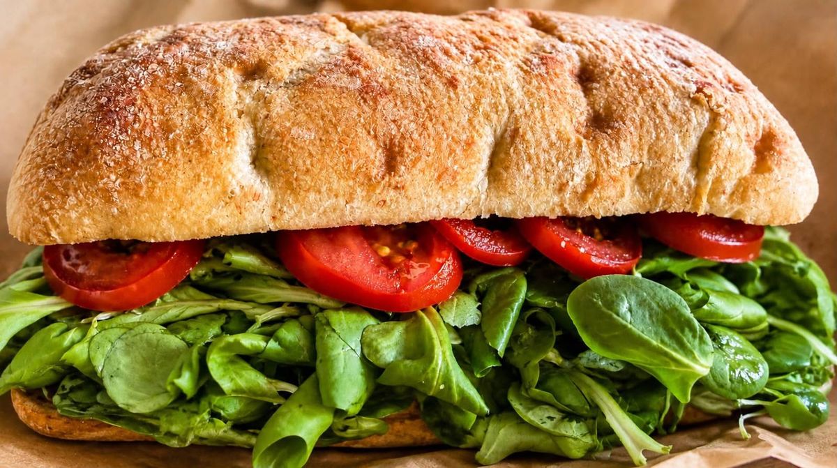 Panino Ortolano vegan/de post